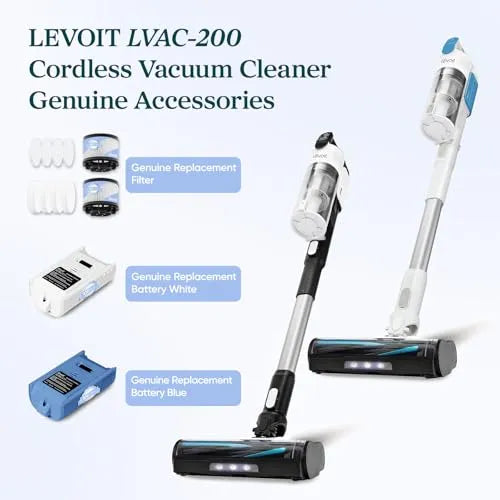Levoit LVAC-200 Cordless Vacuum Replacement Battery (Blue)